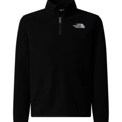 The North Face Glacier 1/4 zip trui junior TNF black