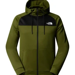 The North Face Reaxion Fleece vest heren woodland green TNF black