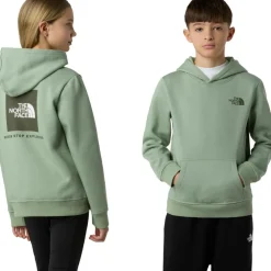The North Face  Redbox hoodie junior slate moss new taupe green