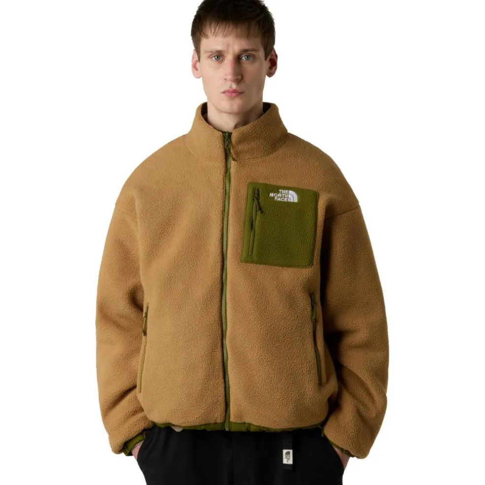 The North Face Yumioro Reversible jack heren forest olive utility brown