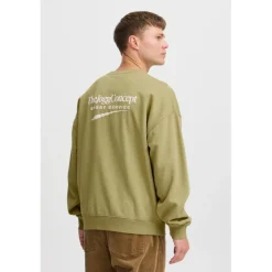 TheJoggConcept Rubi sweater heren split pea