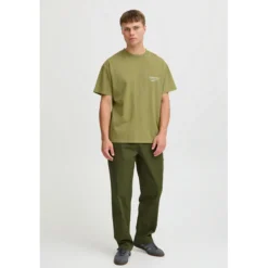 TheJoggConcept Sasa shirt heren split pea