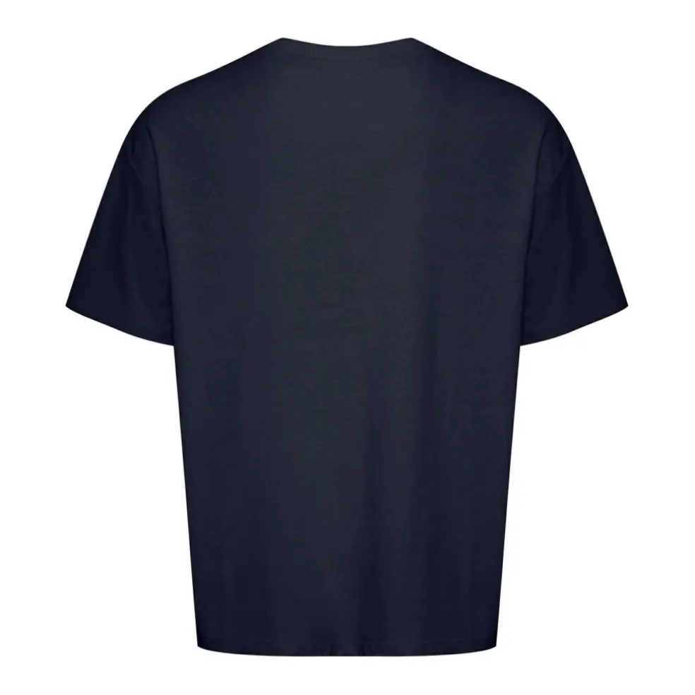 TheJoggConcept Silas Logo shirt heren navy blazer