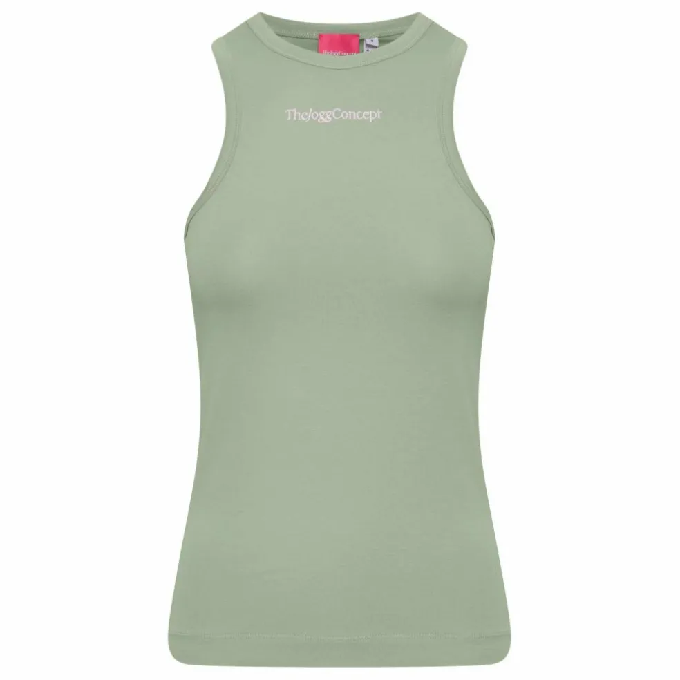 TheJoggConcept Simona tanktop dames frosty green
