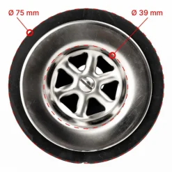 Thetford Afvoerplug recht 19 mm