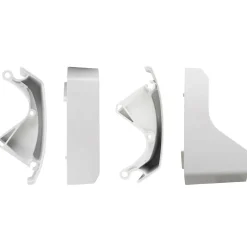 Thule 6300 eindkappen voorlat links en rechts white