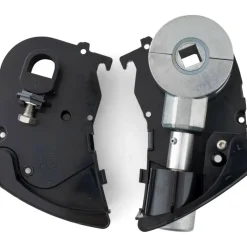 Thule 6300 eindplaten met draaimechanisme links en rechts anthracite