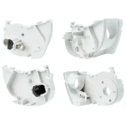 Thule 6300 eindplaten met draaimechanisme links en rechts white