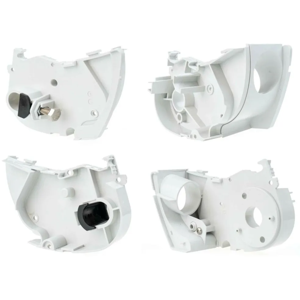 Thule 6300 eindplaten met draaimechanisme links en rechts white