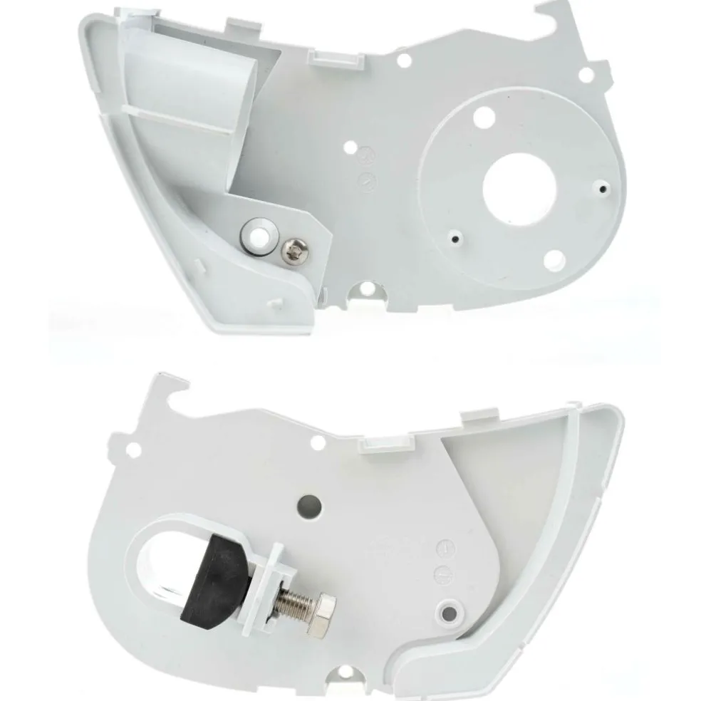 Thule 6300 eindplaten met draaimechanisme links en rechts white