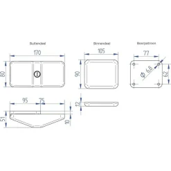 Thule Door Lock deurslot