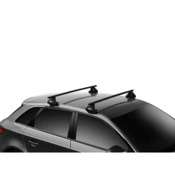 Thule SquareBar Evo 127 dakdragerstang black per 2 stuks
