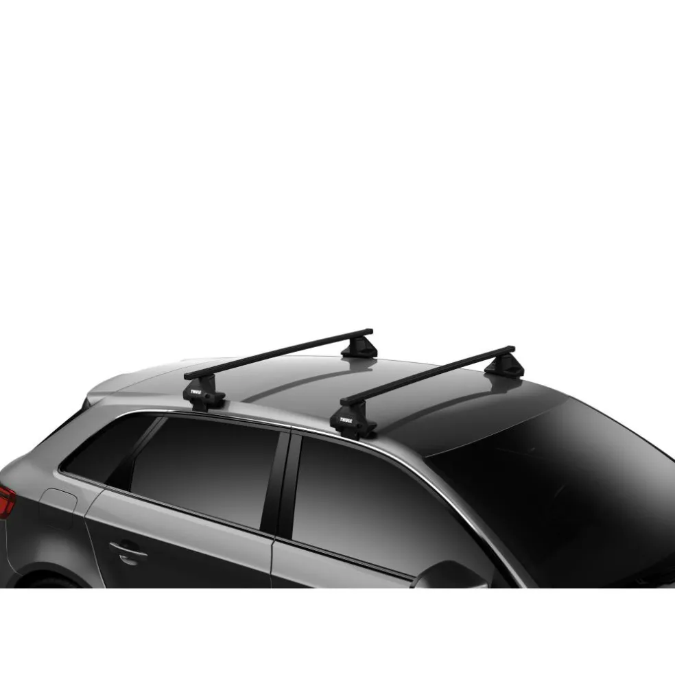 Thule SquareBar Evo 118 dakdragerstang black per 2 stuks