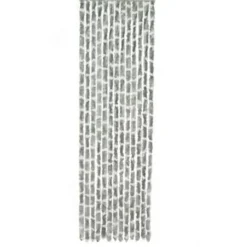 Travellife Chenille Streep vliegengordijn 185 x 56 cm grey white