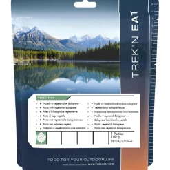 Trek 'n Eat  Pasta with vegetarian Bolognese