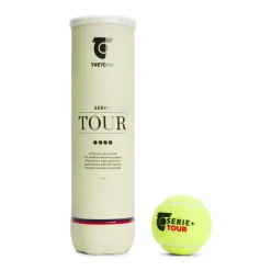 Tretorn Serie+ Tour tennisballen 4-pack geel