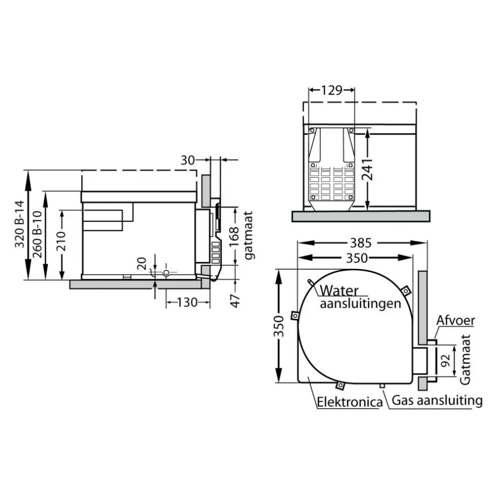 Truma B10 boiler gas elektro