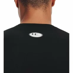 Under Armour HeatGear LS shirt heren black white