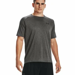 Under Armour Tech 2.0 shirt heren carbon heather black