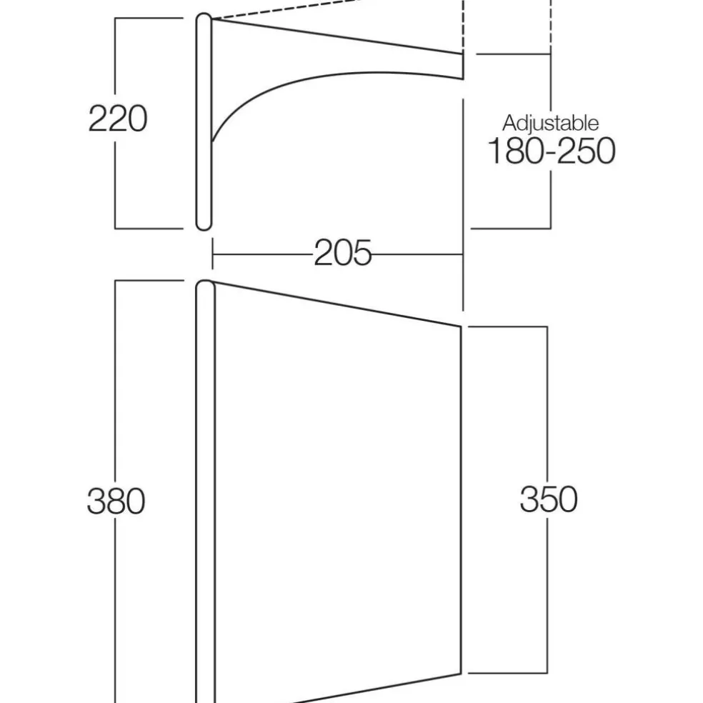 Vango Airbeam Sky Canopy caravanluifel 350 cm