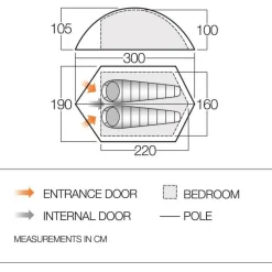 Vango Blade 200 lichtgewicht piramidetent green