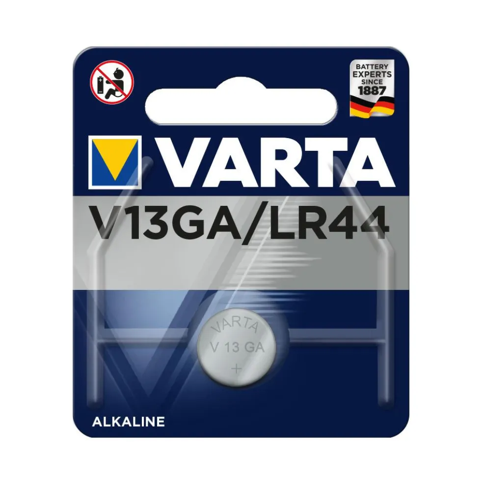 Varta Alkaline LR44 knoopcel batterij