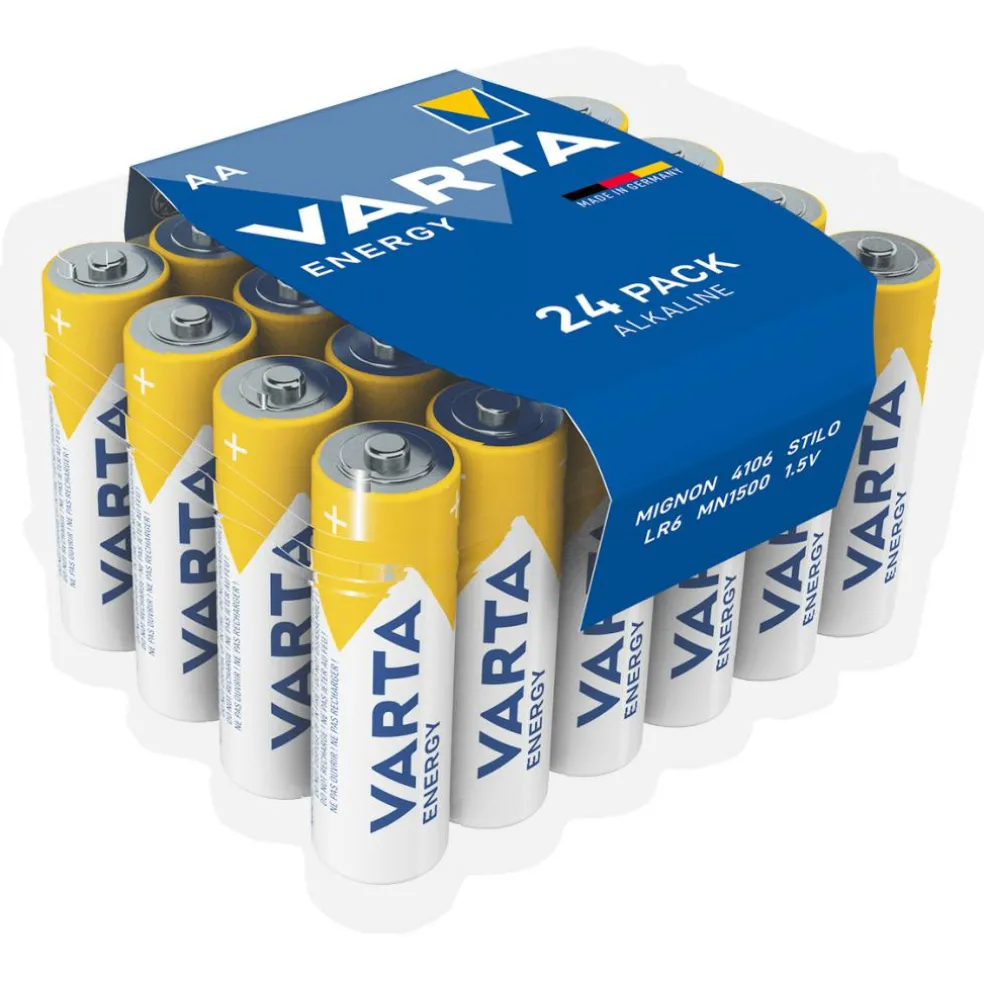 Varta Energy Alkaline AA batterij 24-pack