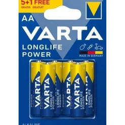Varta Longlife Power Alkaline AA batterij 5-pack