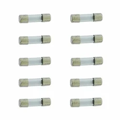 Velleman glaszekeringen 2A set van 10 stuks