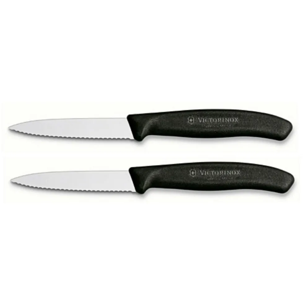 Victorinox Kartel groente/schilmes zwart 2 stuks