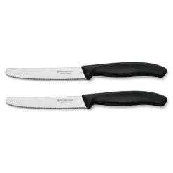 Victorinox Tafelmes zwart 2 stuks