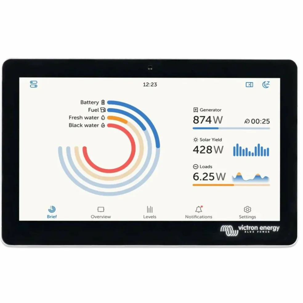 Victron Energy Cerbo GX Touch 70 Flush beeldscherm black