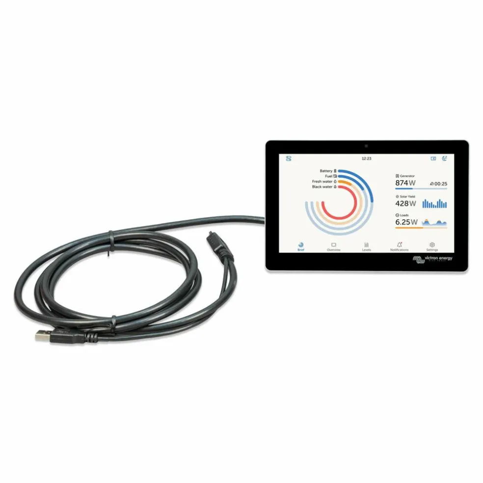 Victron Energy Cerbo GX Touch 70 Flush beeldscherm black