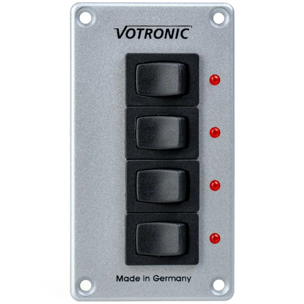 Votronic Schakelpaneel 4 schakelaars