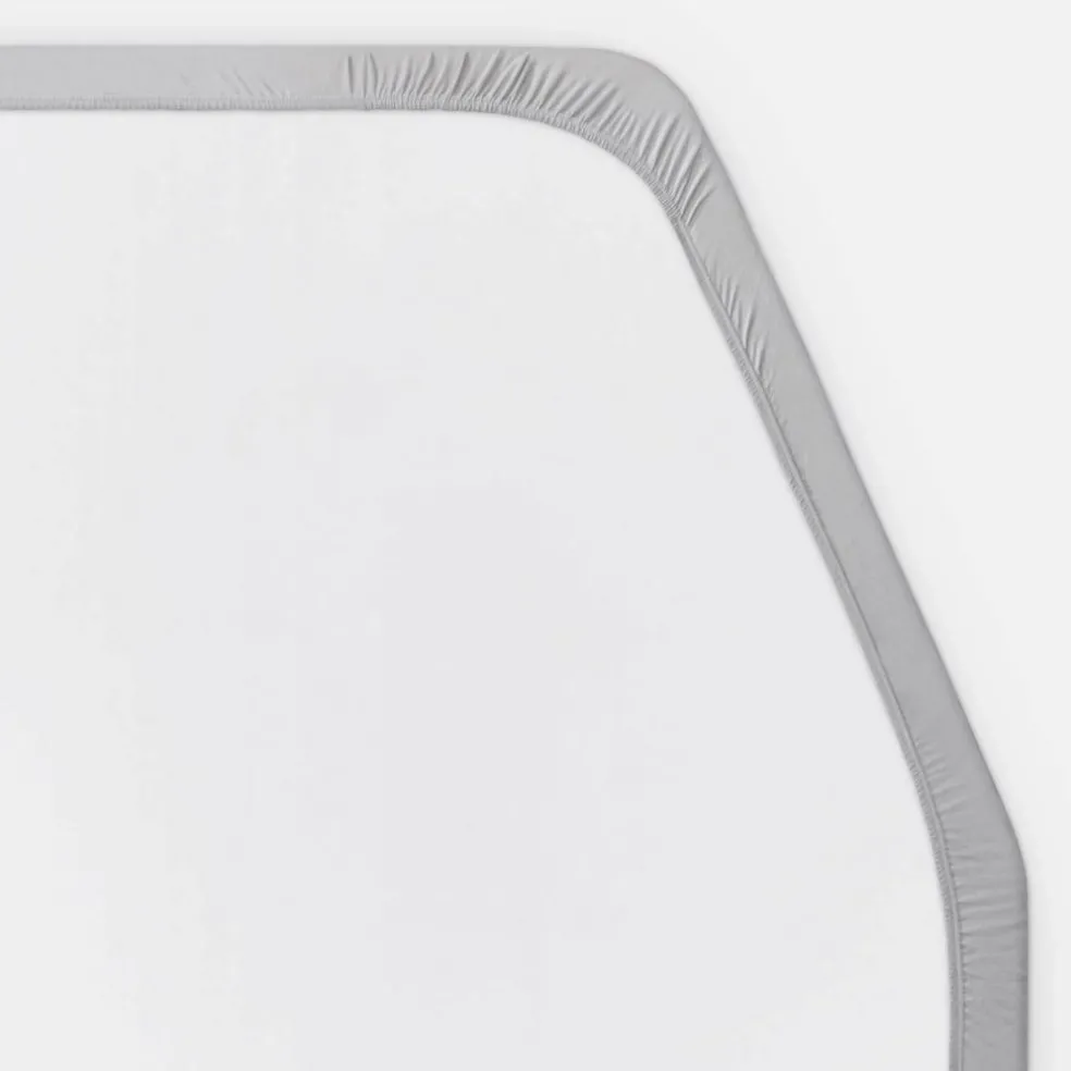 Walra Travel Jersey hoeslaken Frans bed rechts grijs