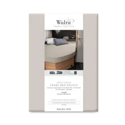 Walra Travel Jersey hoeslaken Frans bed rechts zand