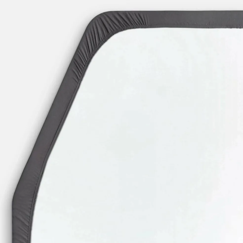 Walra Travel Jersey hoeslaken Frans bed links antraciet