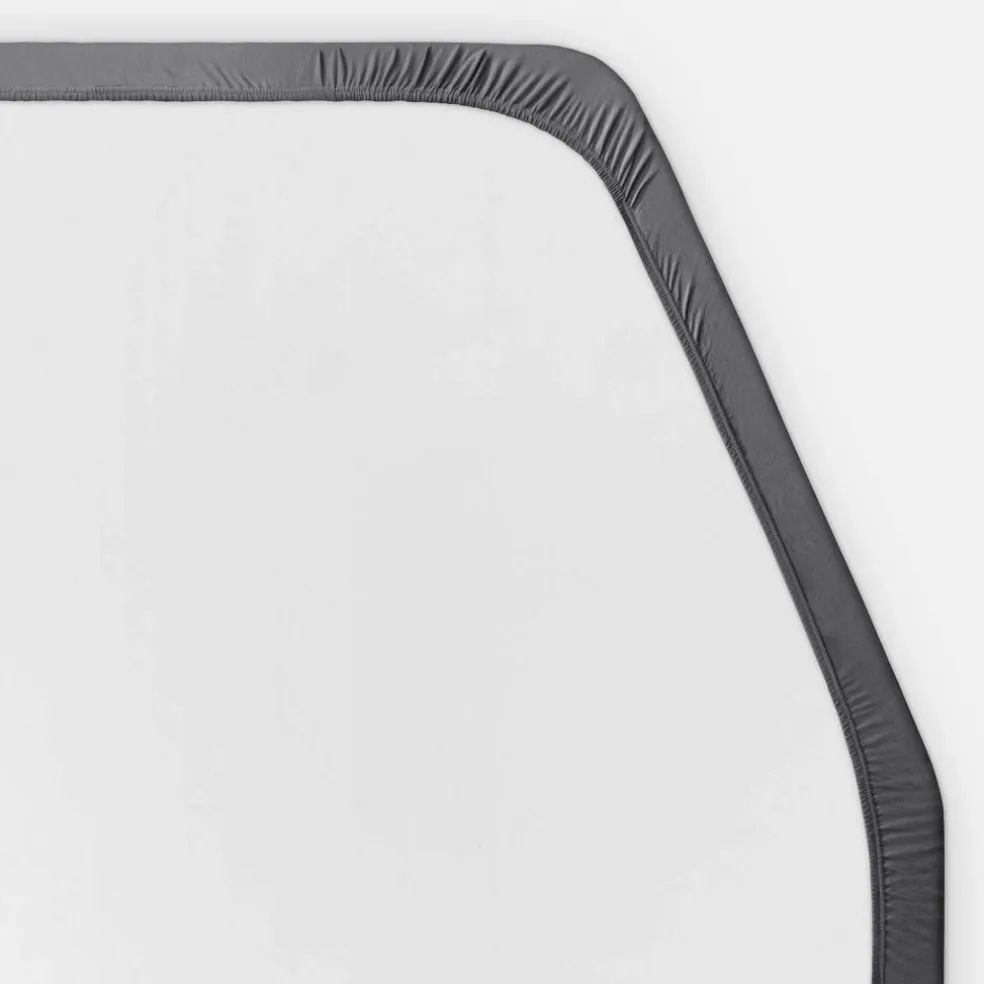 Walra Travel Jersey hoeslaken Frans bed rechts antraciet