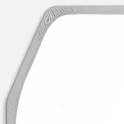 Walra Travel Jersey hoeslaken Frans bed links grijs