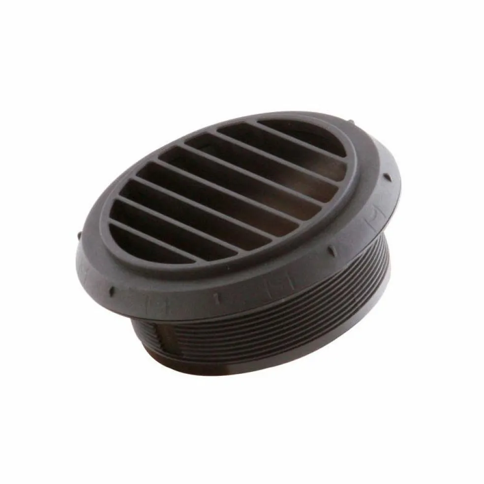 Webasto luchtuitblaasrooster 45 graden 90 mm zwart