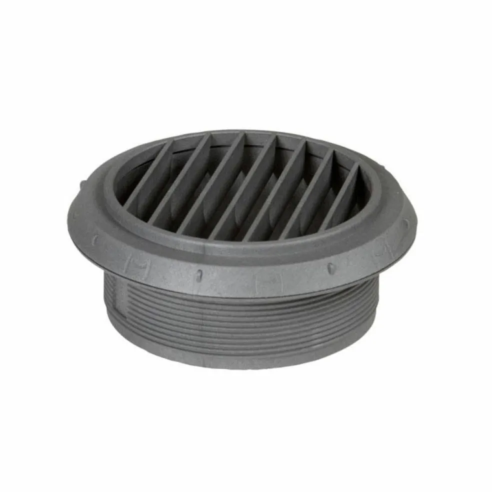 Webasto luchtuitblaasrooster 90 graden 90 mm grijs