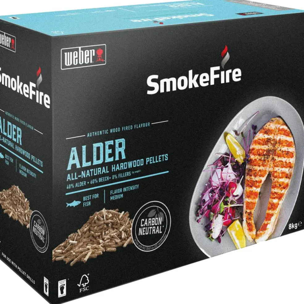 Weber Alder hardhout pellets 8 kg