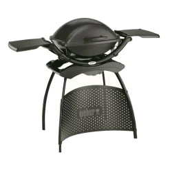 Weber Q2400 elektrische barbecue dark grey inclusief stand