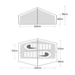 Wild Country  Halny Elite 2 lichtgewicht tunneltent blue