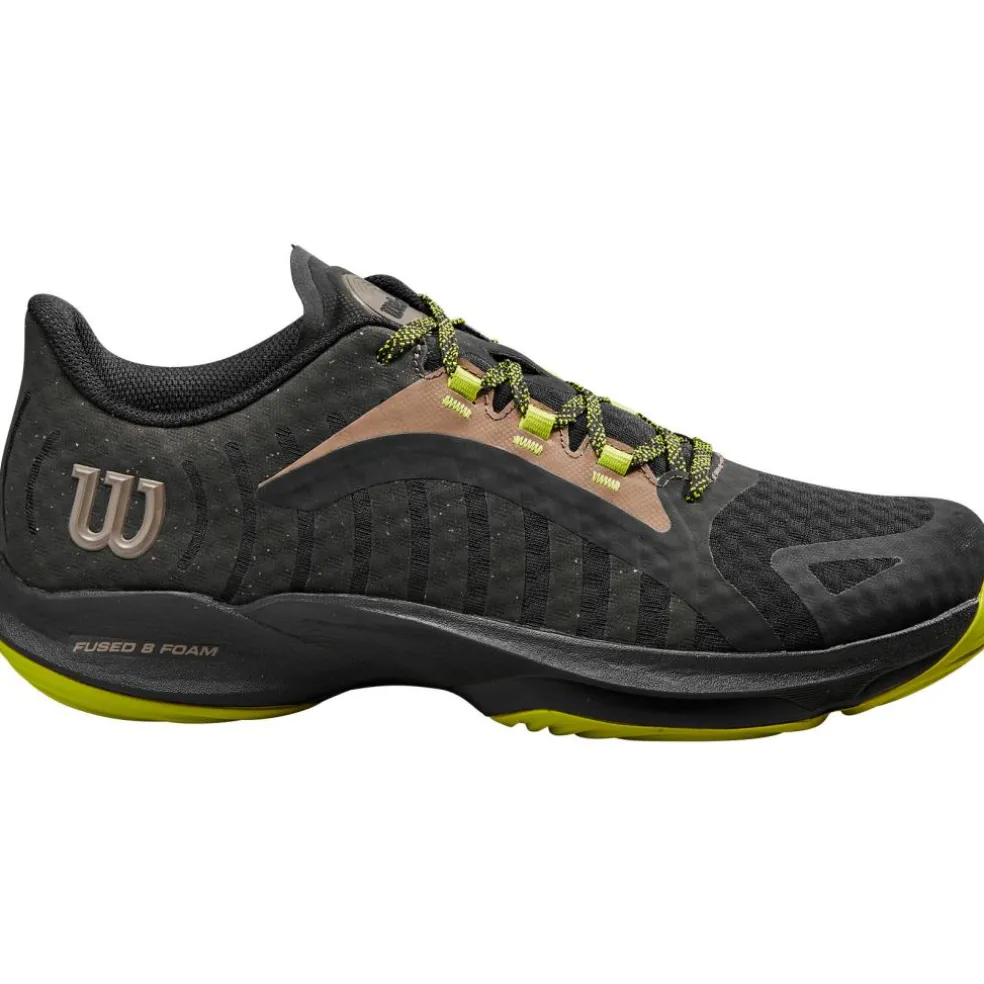Wilson Hurakn Pro padelschoenen heren black lime