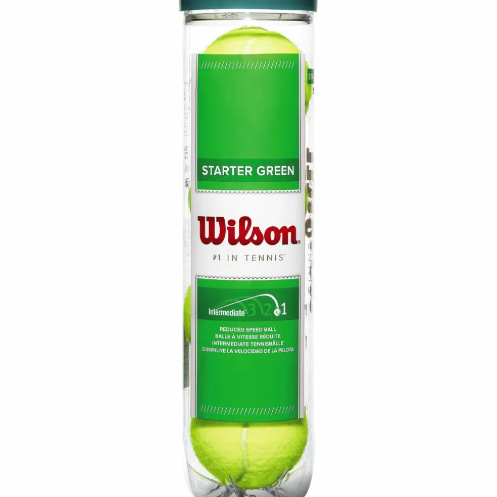 Wilson Starter Green tennisballen 4-pack
