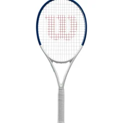 Wilson US Open Clash 100 V2 tennisracket white blue