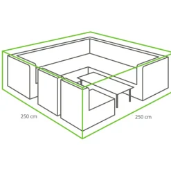 Winza Outdoor Covers Premium loungeset hoes 250 x 250 x 75