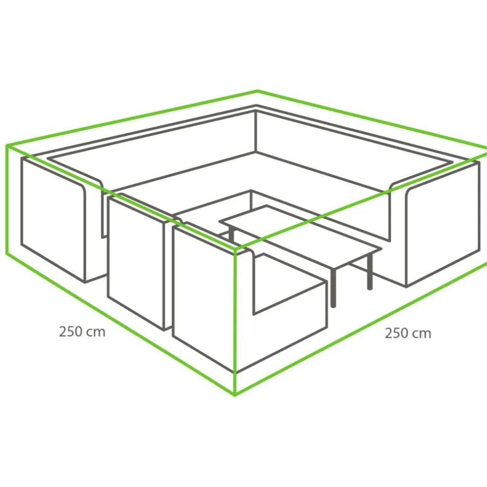 Winza Outdoor Covers Premium loungeset hoes 250 x 250 x 75