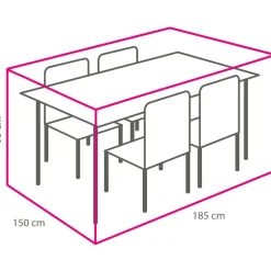Winza Outdoor Covers  Premium tuinset hoes M 185 x 150 x 95